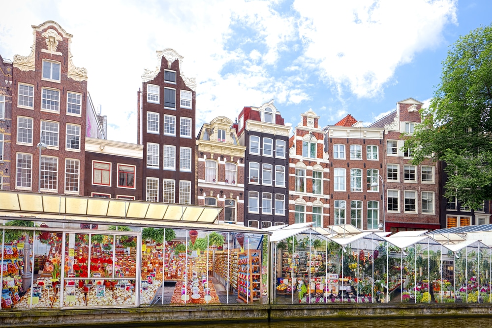 The flower market of Amsterdam