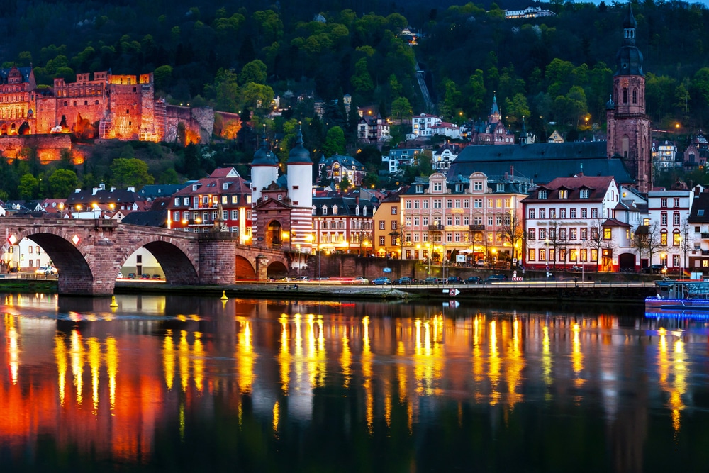 Natteliv i Heidelberg