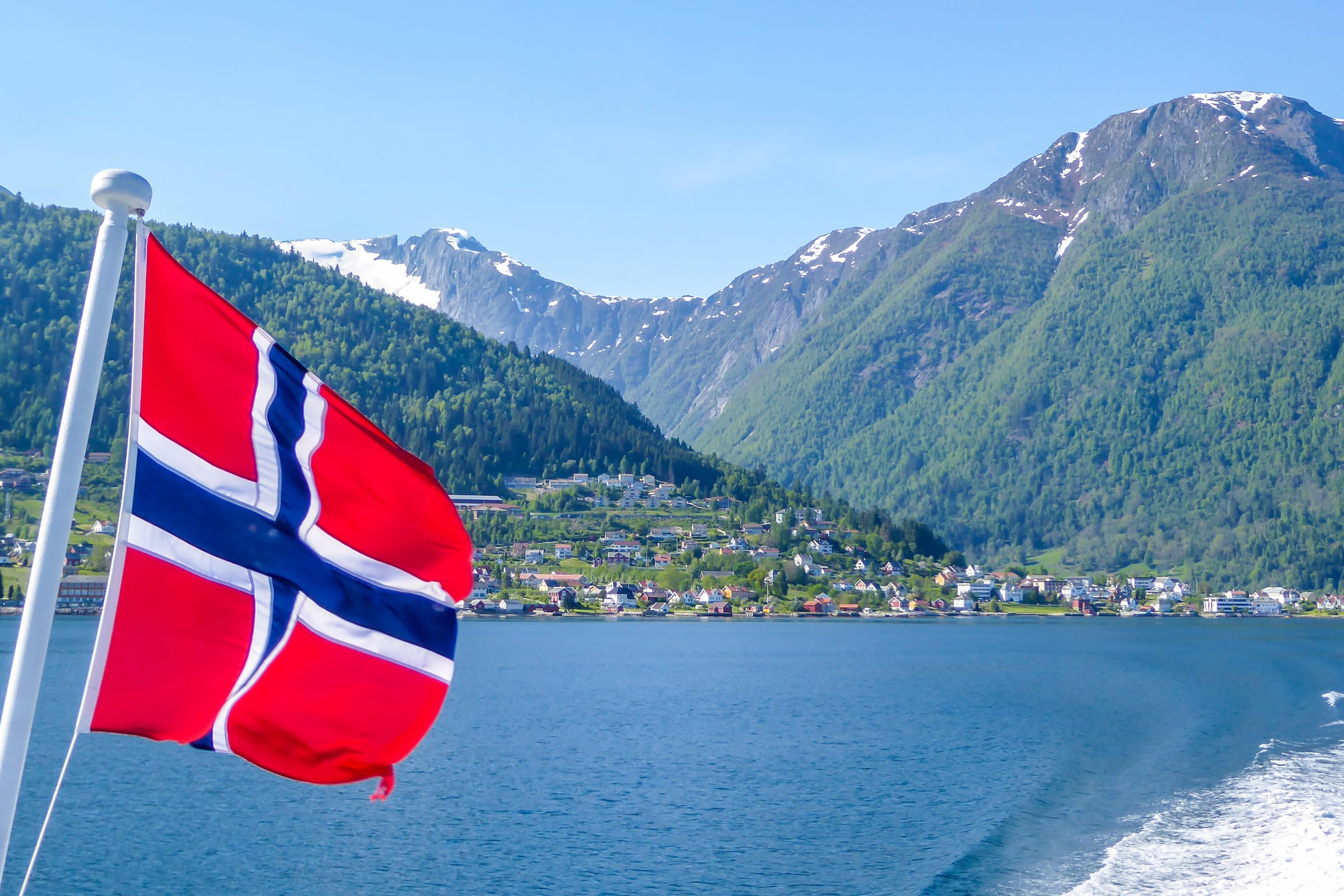 Veerboten naar Noorwegen