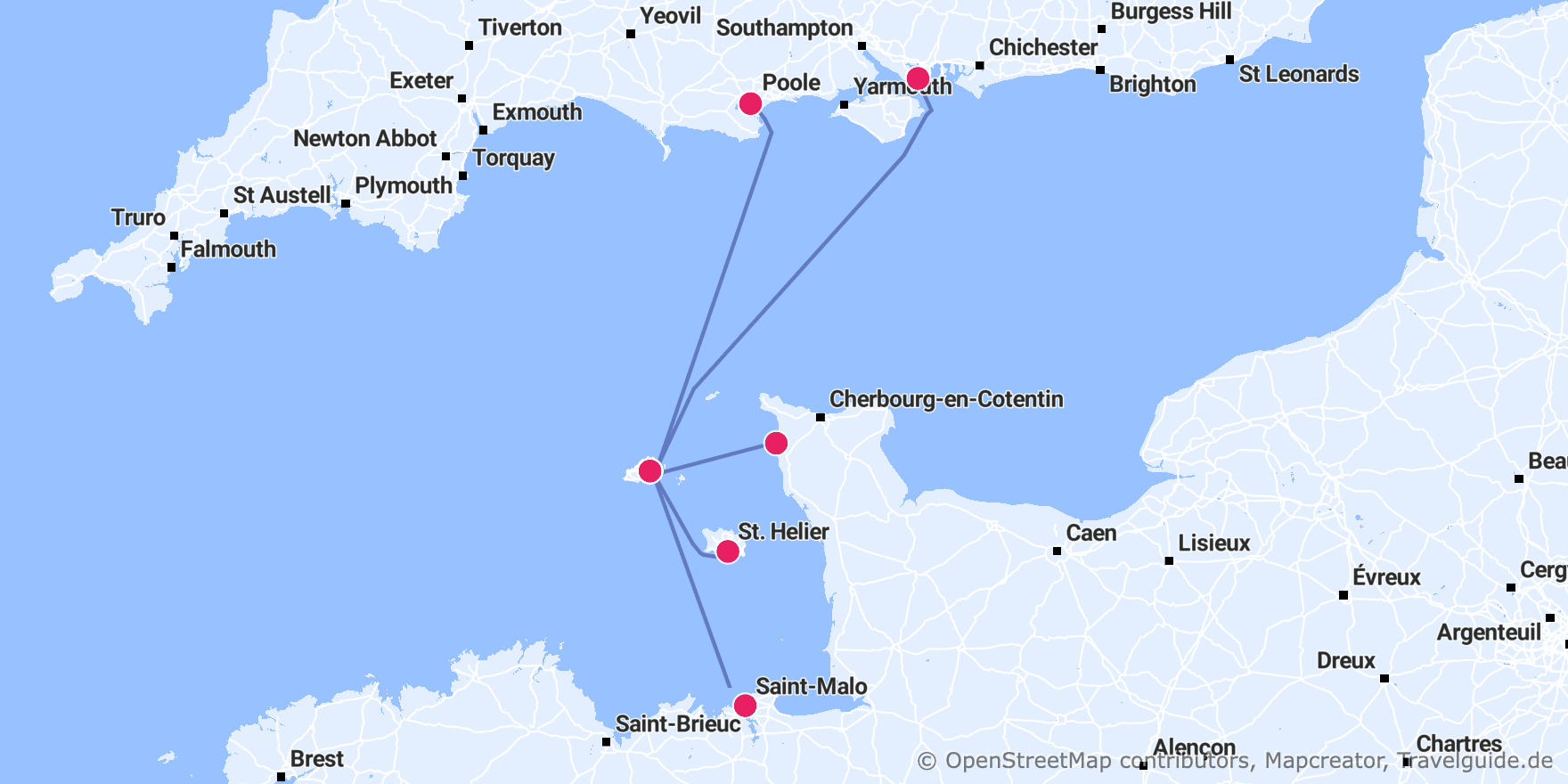 Fähren nach Guernsey