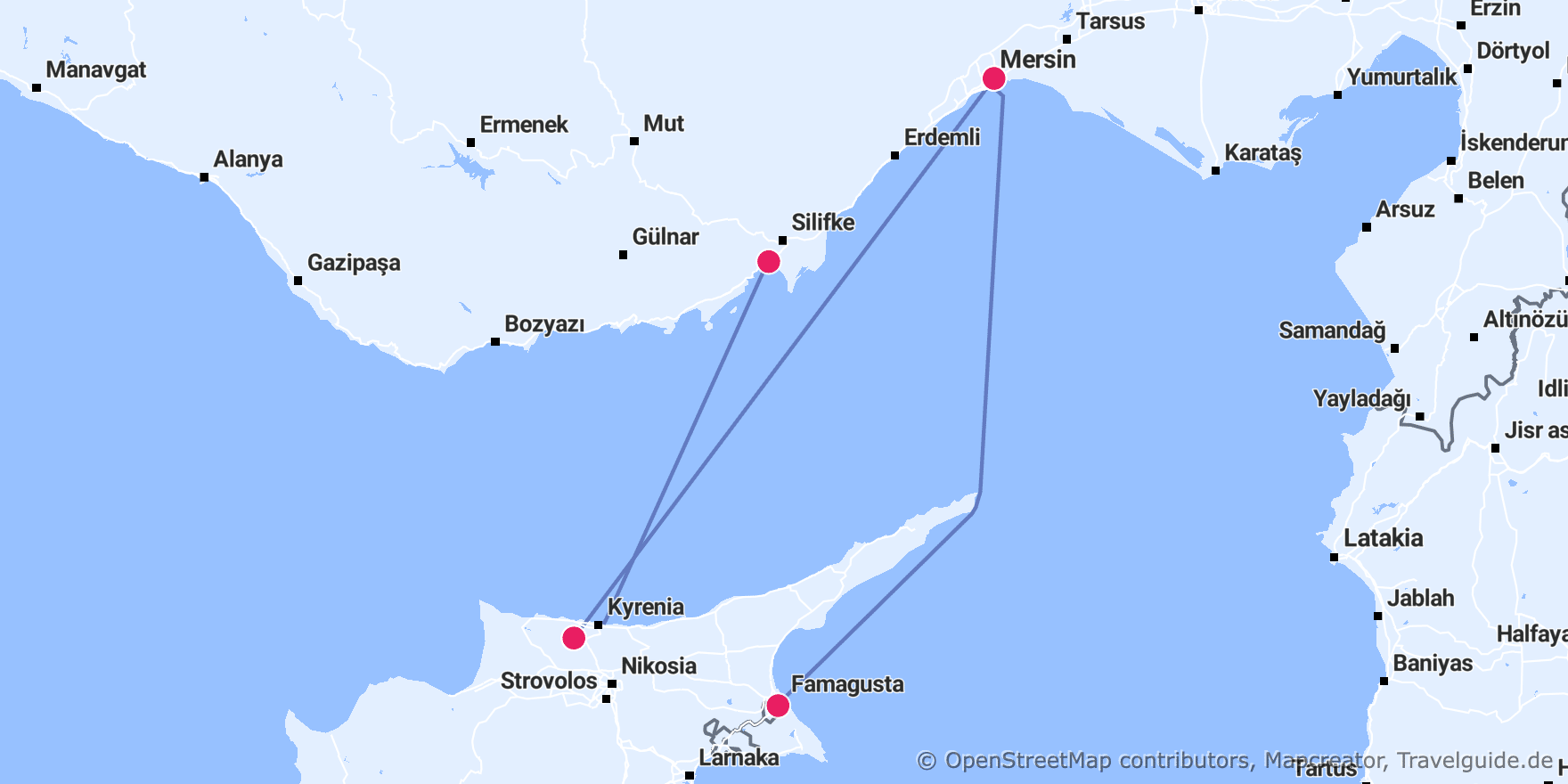 Fähren nach Zypern