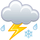 Wetter am 16.05.2022: Gewitter mit Regen und Schnee